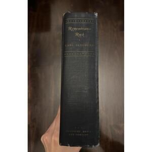 Remembrance Rock by Carl Sandburg 1948 First Regular Edition HC Harcourt